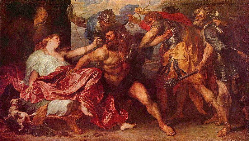 Anthony Van Dyck Samson and Delilah, oil painting picture